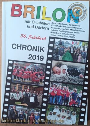 Brilon mit Ortsteilen und Dörfern - Chronik 2019