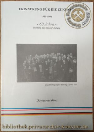 Erinnerung für die Zukunft 1931-1991